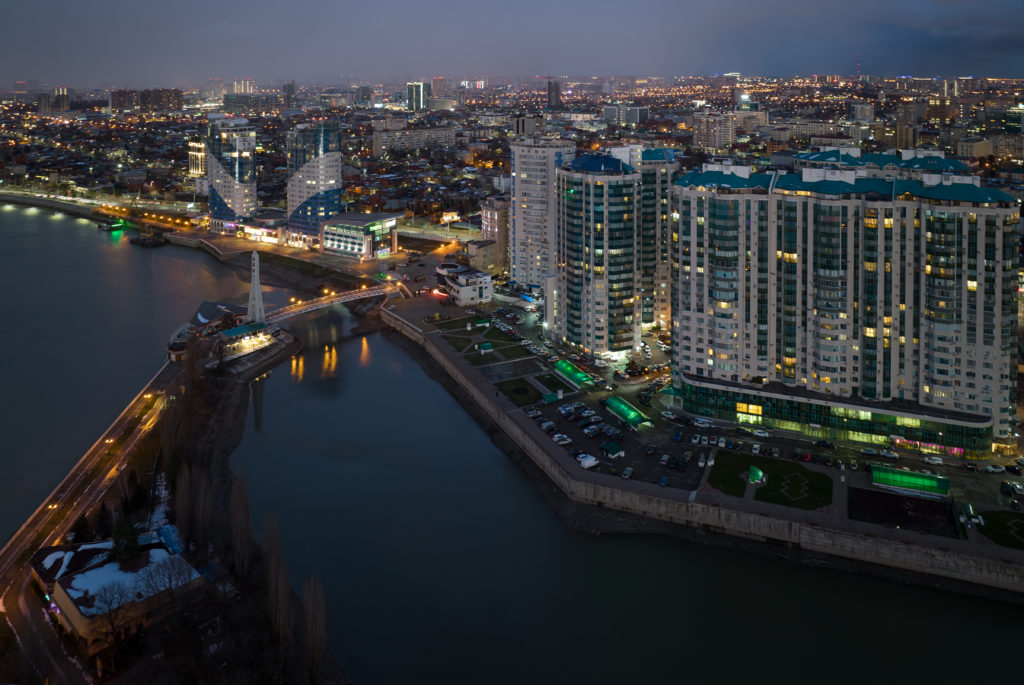 краснодар, фото, с высоты, павел мирошкин, мост поцелуев, центр города (4)