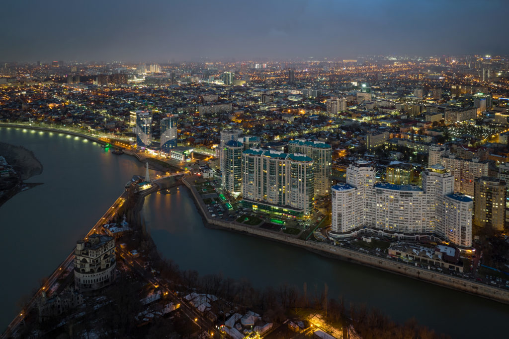 краснодар, фото, с высоты, павел мирошкин, мост поцелуев, центр города (5)