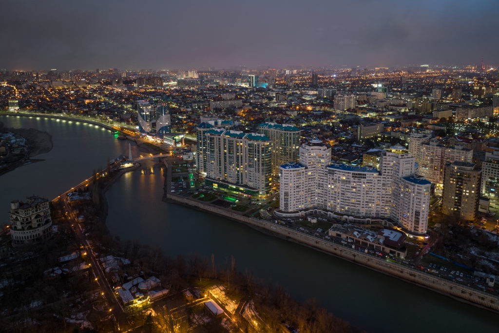 краснодар, фото, с высоты, павел мирошкин, мост поцелуев, центр города (6)