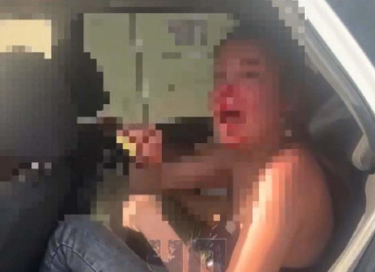 Под Краснодаром мужчины силой затащили девушку в авто: видео