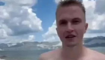 Спасение плывшего на остров Суджук туриста сняли на видео