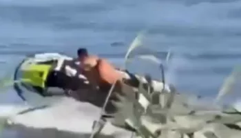 Трое мужчин утонули при катании на гидроцикле в Анапе: видео