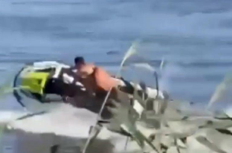Трое мужчин утонули при катании на гидроцикле в Анапе: видео