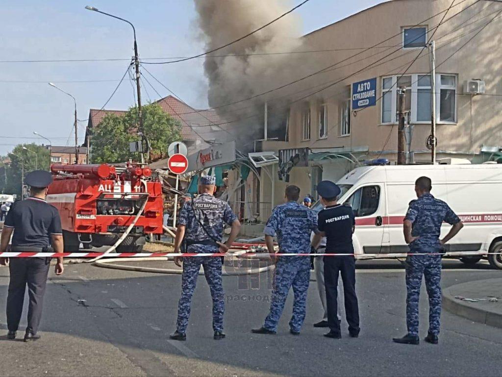 В Апшеронске взорвался торговый центр: видео и фото