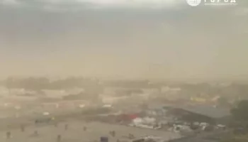 Песчаная буря накрыла Краснодар: видео