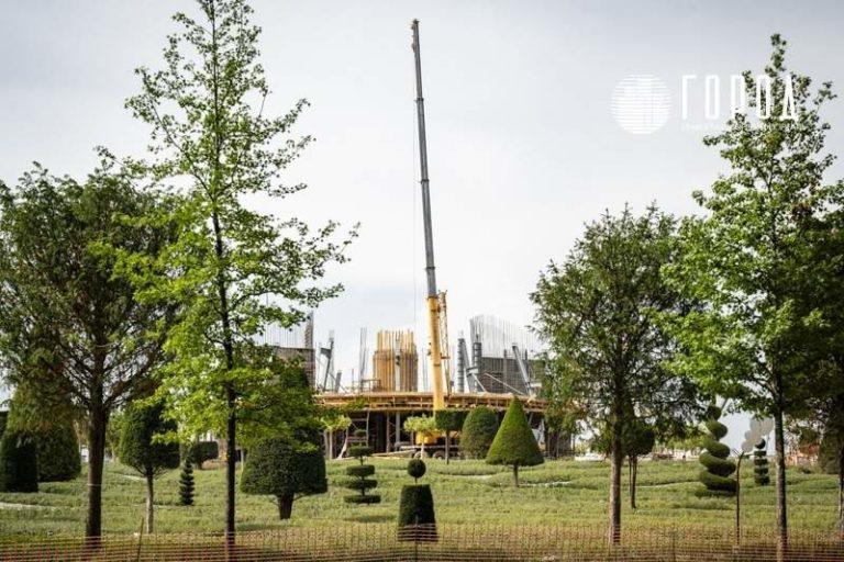 В парке «Краснодар» показали стройку Парка облаков Сергея Галицкого: фото