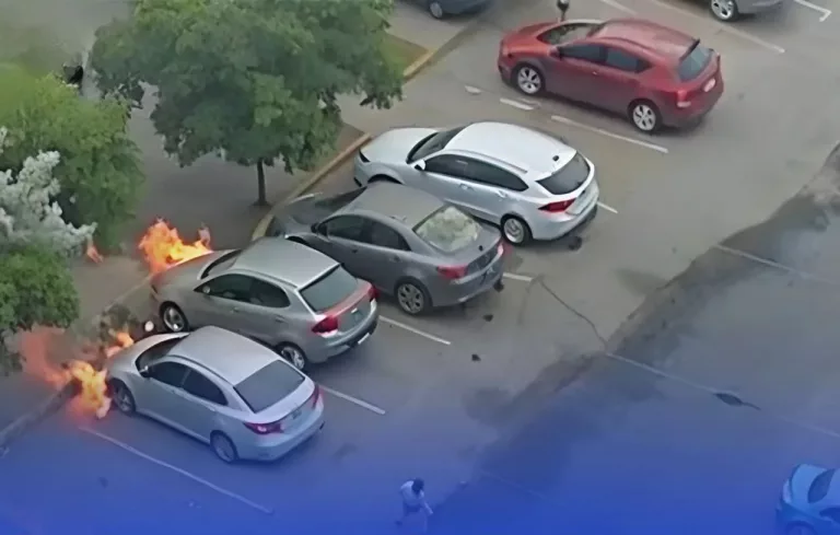 В Краснодаре по приказу массово поджигают авто: видео