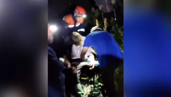 Турист чудом выжил после падения с ледника в горах Сочи