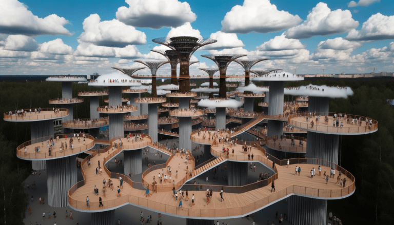 В парке «Краснодар» раскрыли карту и локации Парка облаков: видео и фото