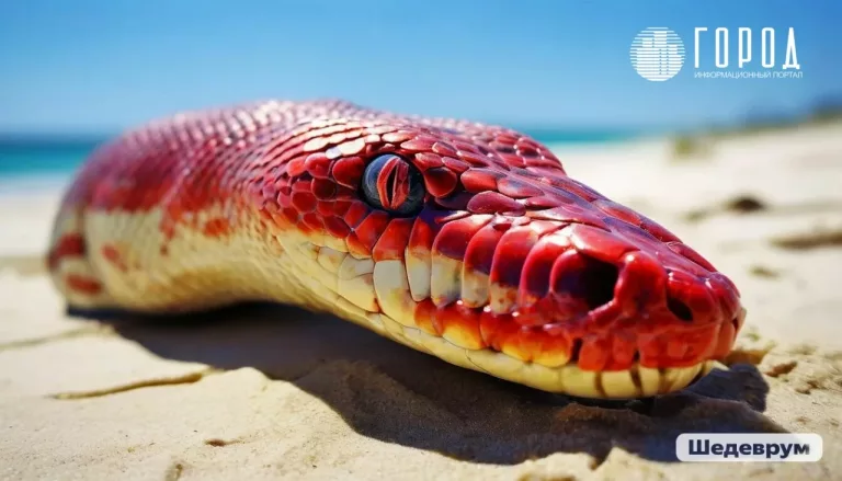 Двухметровый питон поселился на пляже в Туапсе: видео