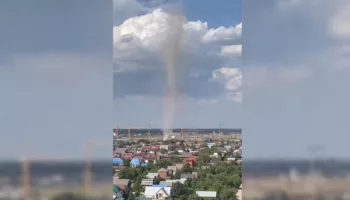 Смерч в Краснодаре сняли на видео