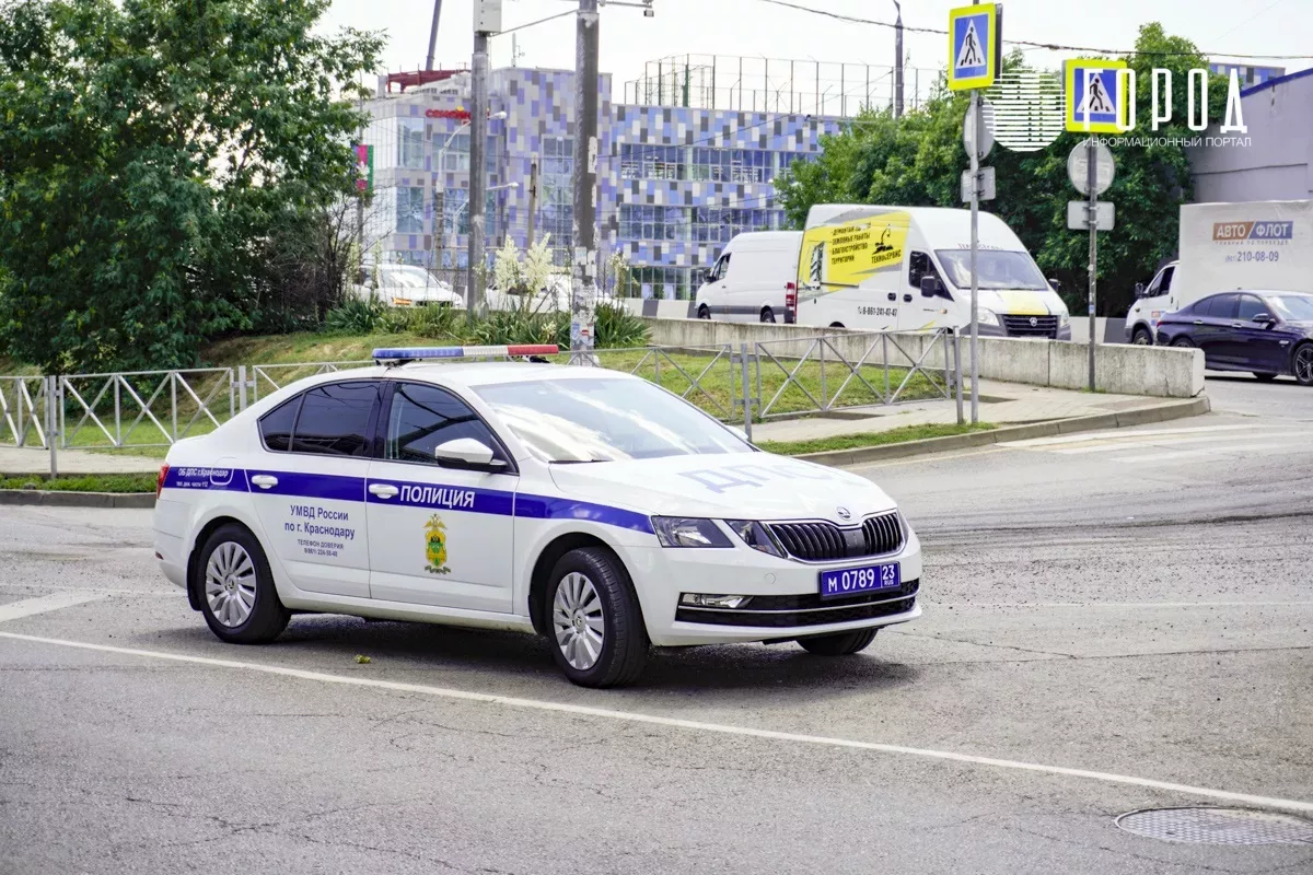 Новости Краснодара, город, машина ДПС, полиция, МВД