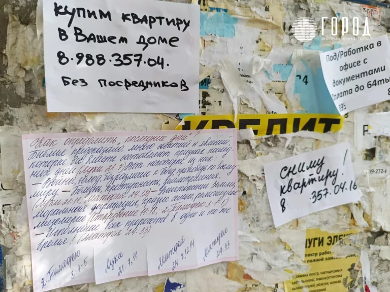 Краснодар заклеили библейскими текстами о «последних днях»