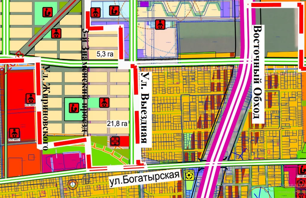 Границы "Нового Краснодара" со стороны Новознаменского. 