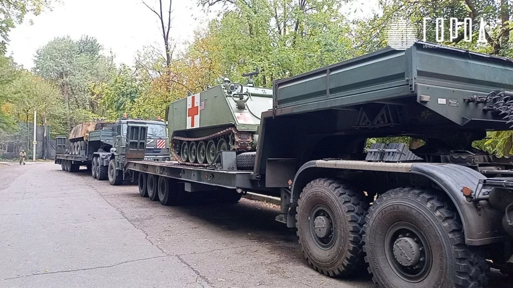 Военную технику ВСУ привезли из Ставрополя в Краснодар. 