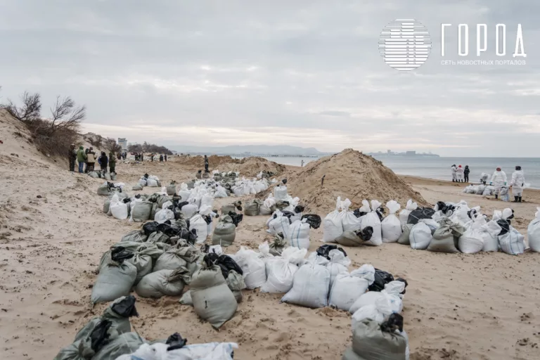«Ситуация тяжёлая»: видео гор мазута на пляжах Анапы