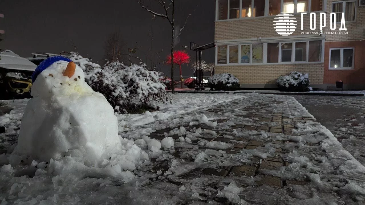 Снегопад в Краснодаре 13 января 2025 года (10)