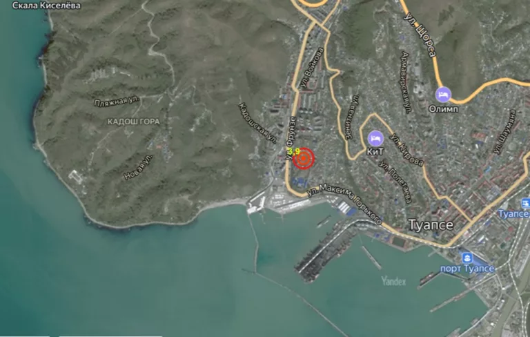 В Туапсе зафиксировали землетрясение 3,9 балла