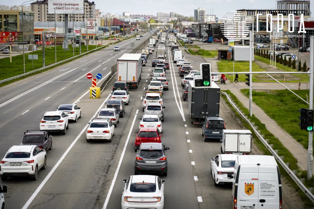 Пробка в Новой Адыгее