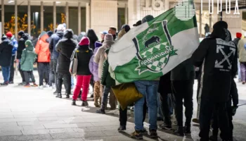 Очередь за билетами на матч Краснодар Динамо