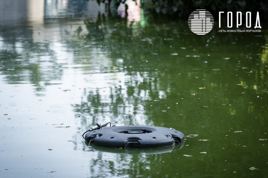 Аэратор в пруду Горсада