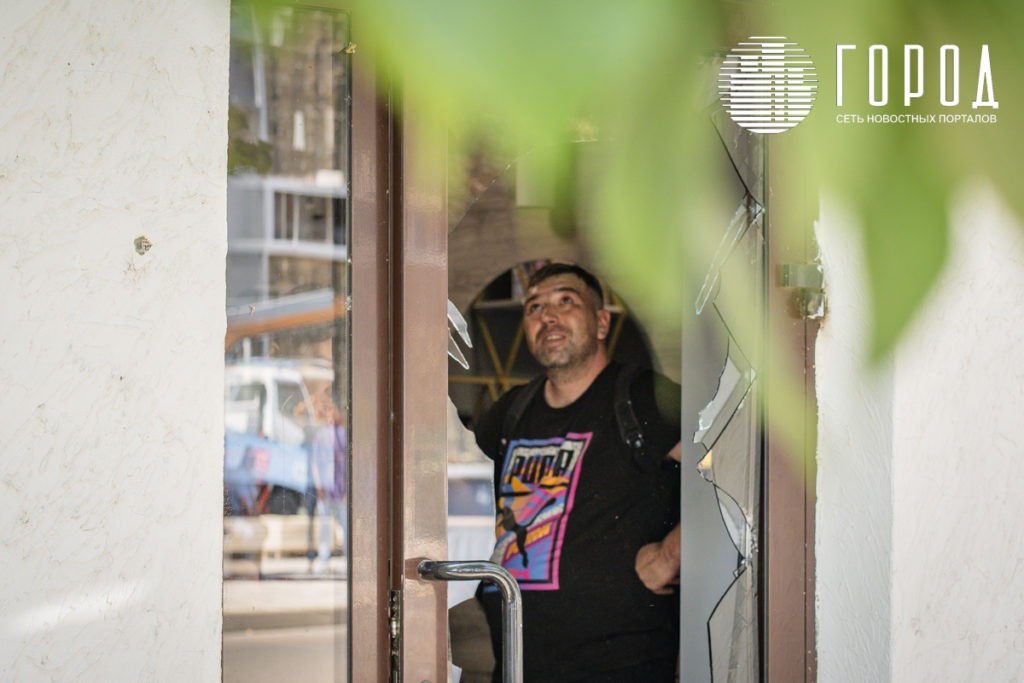 Разрушения от падений БПЛА в Краснодаре (17)