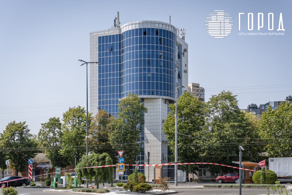 Разрушения от падений БПЛА в Краснодаре (18)