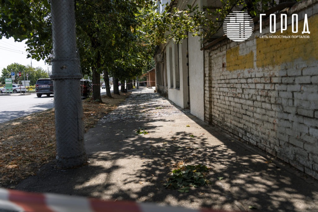 Разрушения от падений БПЛА в Краснодаре (24)