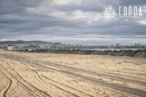 Пляж Эра Анапа как готовятся к выбросам мазута и ждут экокатастрофы (11)