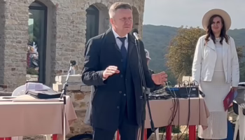 Сергей Лесь на винном фестивале в Крымском районе