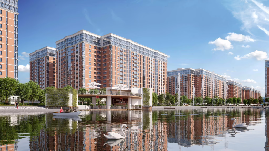 Лодки, лебеди, рестораны - таким показывали будущее озеро в 2023 году