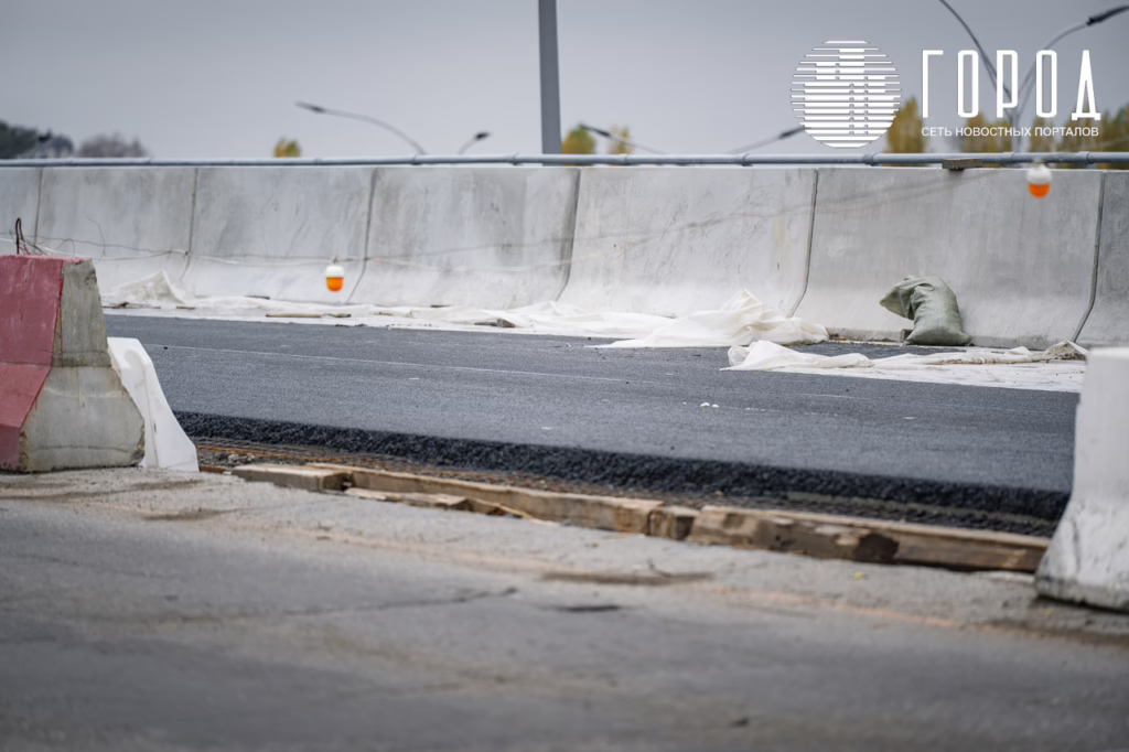 Новый асфальт Тургеневского путепровода