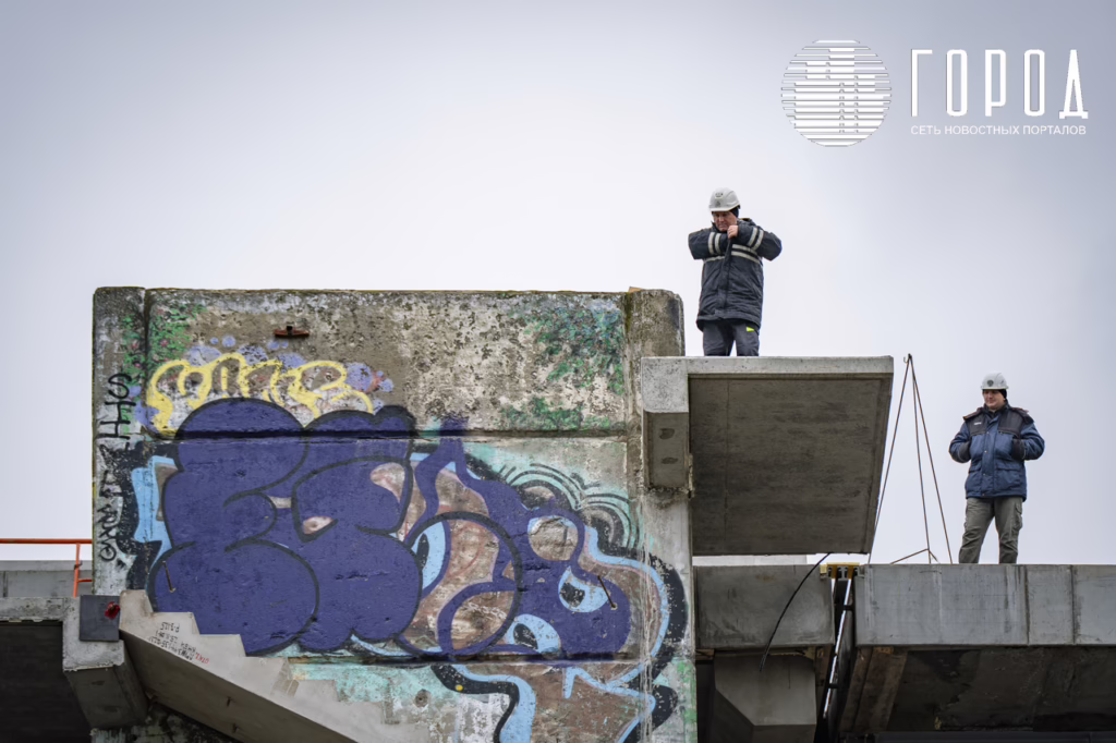 Тургеневский мост ремонт ноябрь 2025-7271