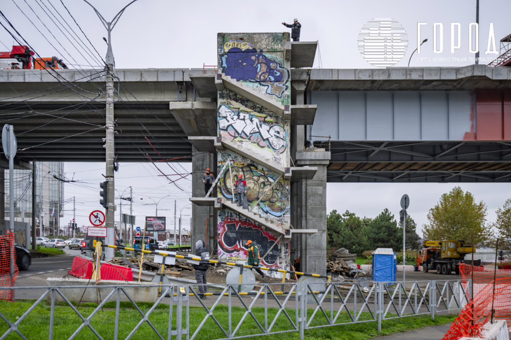 Тургеневский мост ремонт ноябрь 2025-8473