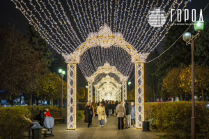 Как Галицкий второй год подряд украсил улицу Красную в Краснодаре (13)