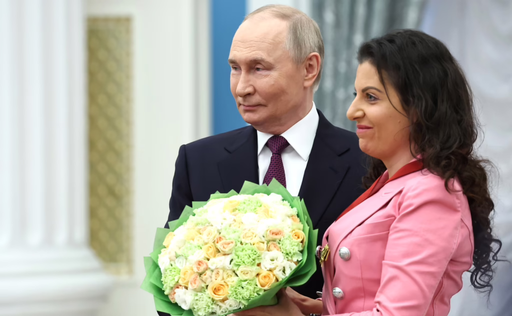 Владимир Путин и Симоньян