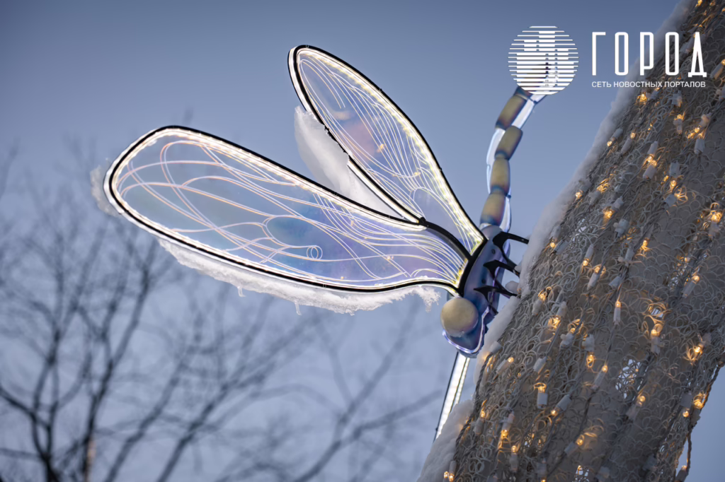 Светящиеся арки на новогодней улице Красной Краснодара 4