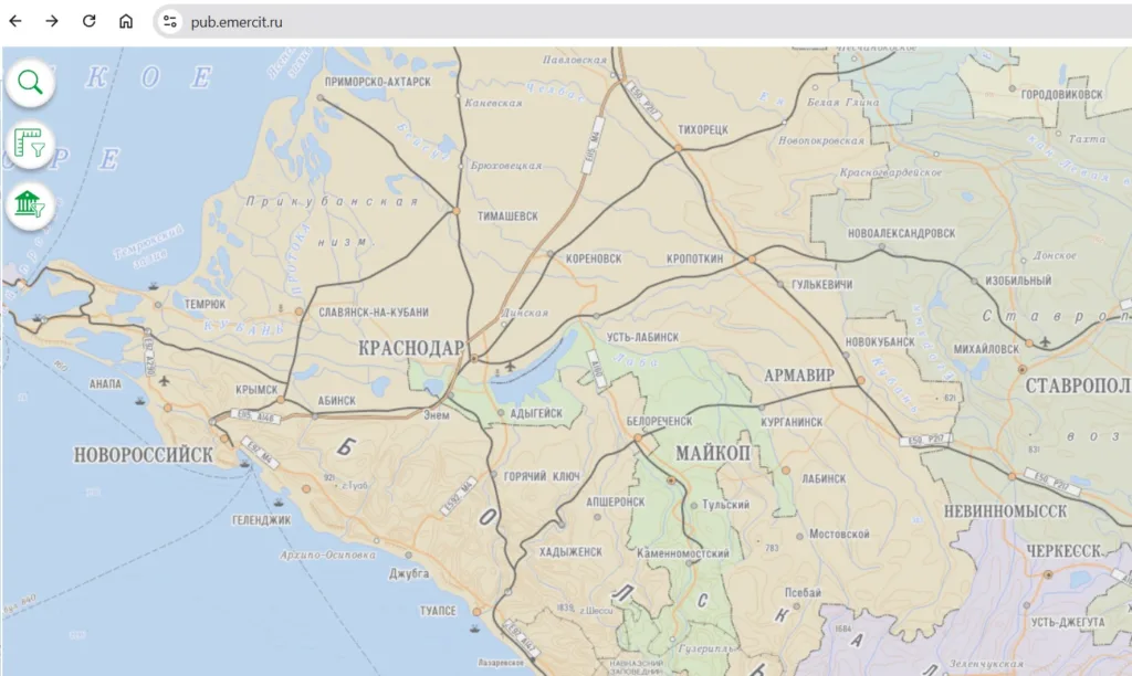 Мониторинг уровня воды в реках Краснодарского края