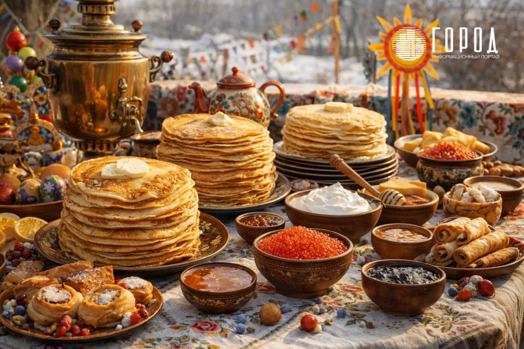 Блины с икрой