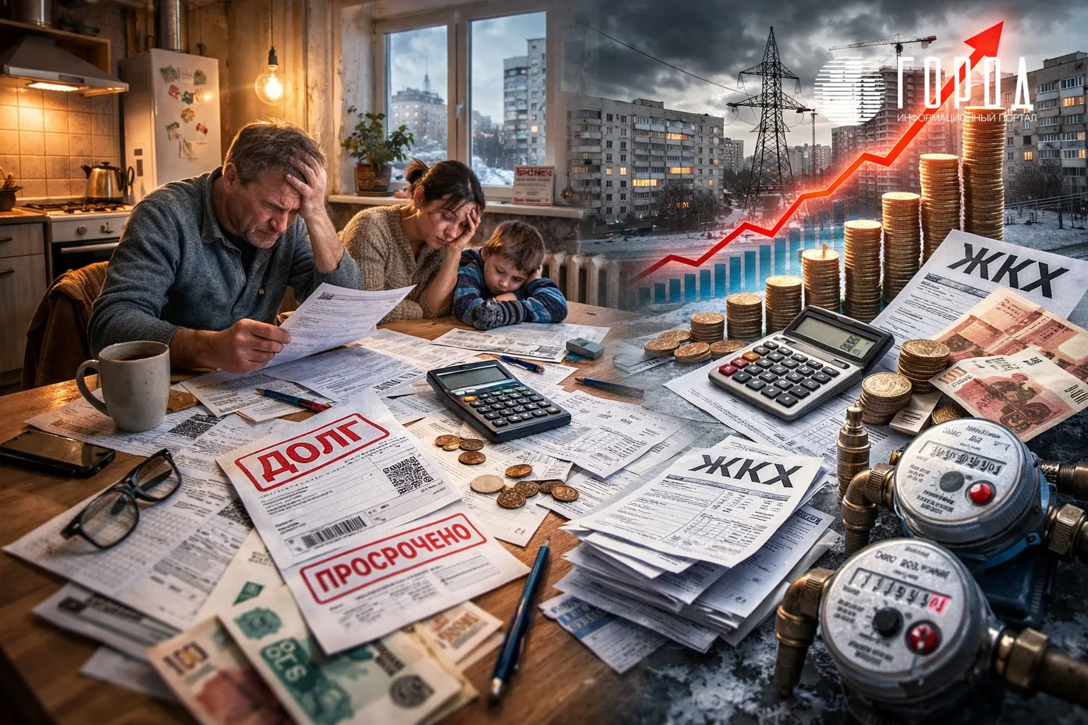 Долги за услуги ЖКХ в Краснодарском крае