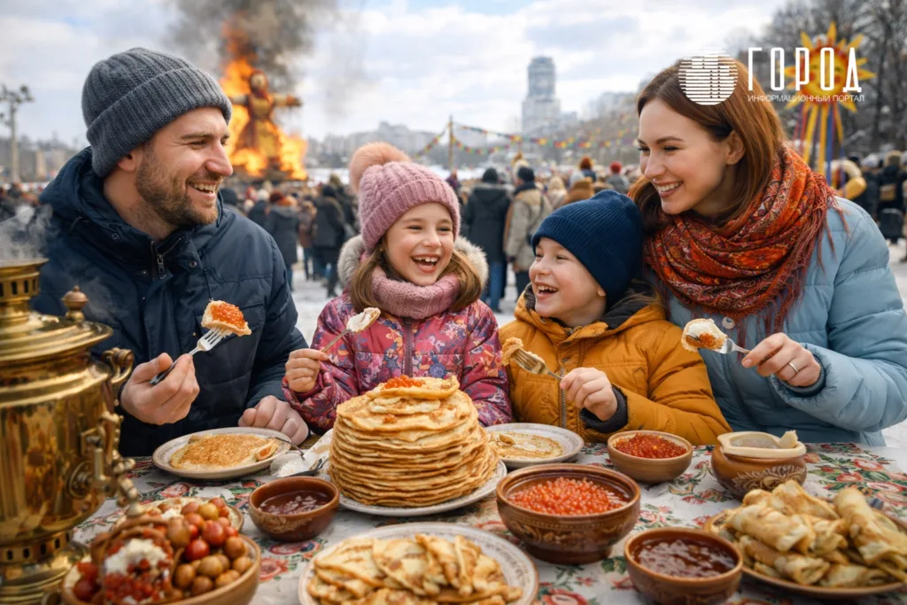 Поедание блинов