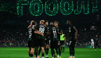 Футбол - ФК "Краснодар" празднует гол