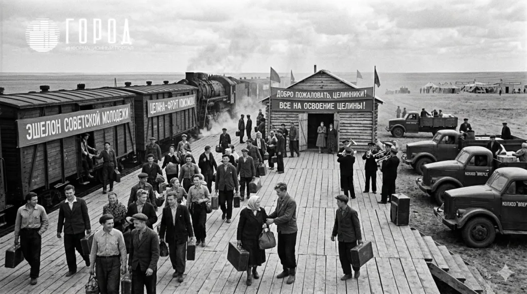 Молодёжь СССР на целине