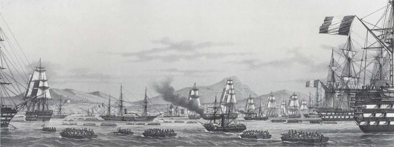 Высадка союзников в Крымскую войну в Севастополе