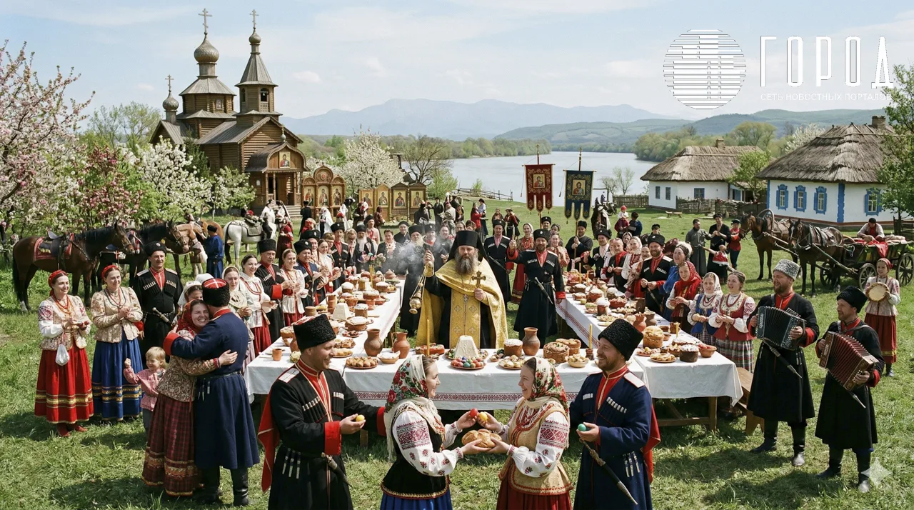 Празднование Пасхи на Кубани