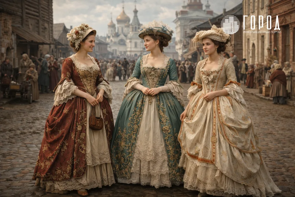 Богатые дворянки в 18 веке в России
