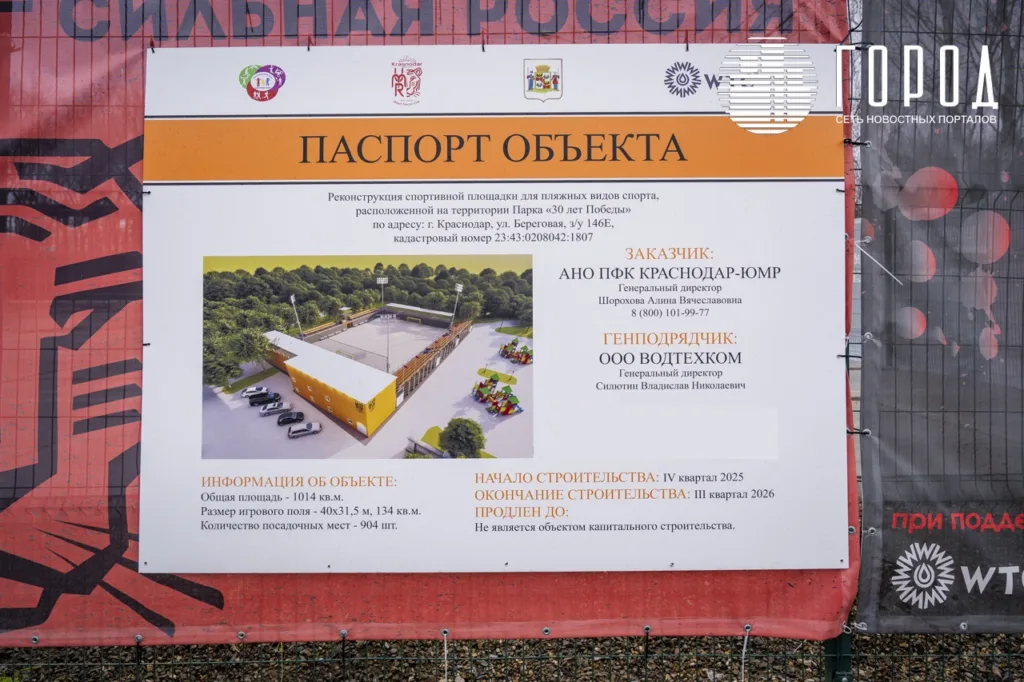 Стадион пляжных видов спорта в Краснодара в парке 30-летия Победы (5)