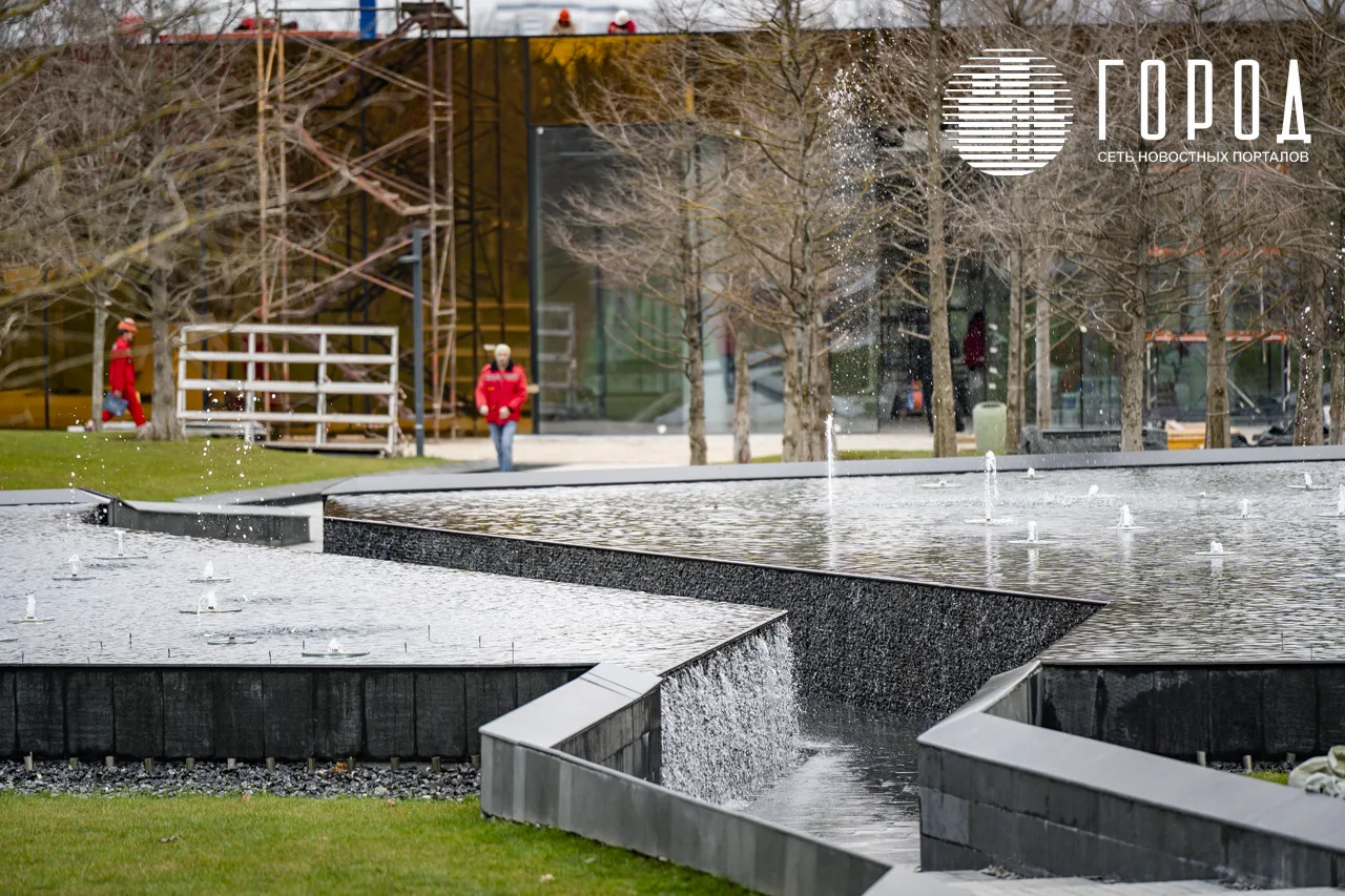 Водоём перед открытием в парке "Краснодар"