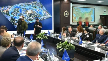 Мэр Краснодара Евгений Наумов анонсировал строительство первого в стране парка Русского географического общества.
