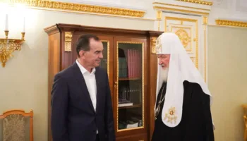 Вениамин Кондратьев и патриарх Кирилл